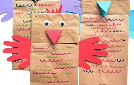 How to Make a Paper Bag Bird