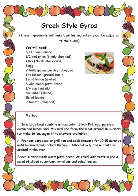 How to Write a Recipe