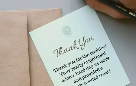How to Make a Thank You Note