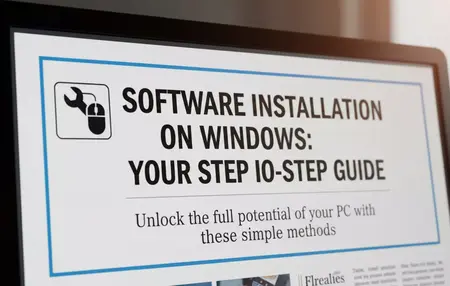 How to Install Software on Windows