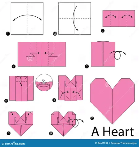 How to Make a Simple Origami Heart