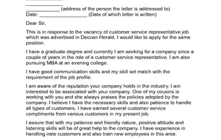 How to Write a Great Cover Letter for a Customer Service Job