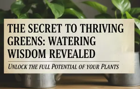 How to Properly Water Plants