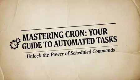 How to schedule task using cron