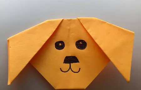 How to Make a Origami Dog