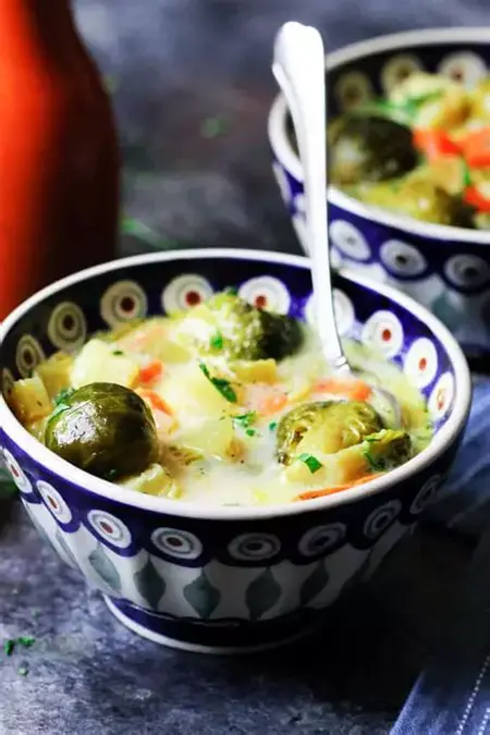 How to Make a Soup with Brussels Sprouts