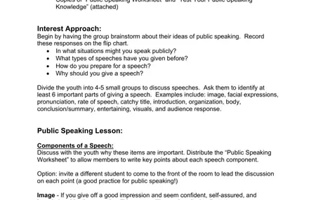 How to Make a Speech in Public