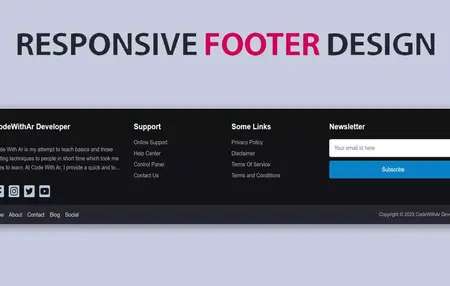 How to Create a Website Footer