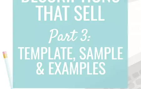 How to Write a Great Product Description