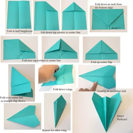 How to make a paper airplane