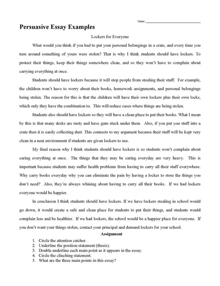 How to Write a Persuasive Essay