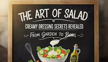 How to Make a Salad with a Cream Dressing
