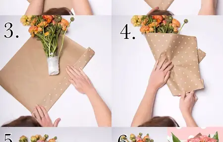 How to Make a Paper Bag Bouquet