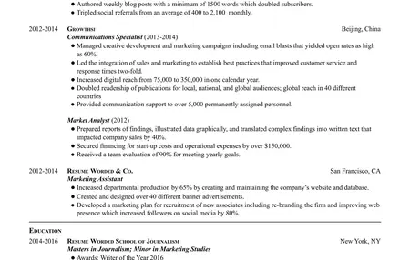 How to Write a Great Resume for a Social Media Marketing Job