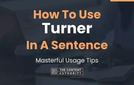 How to Use a Turner