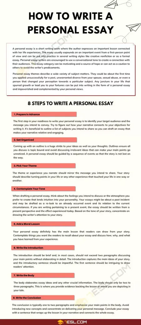 How to Write a Personal Essay