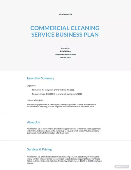 How to Create a Business Plan for a Cleaning Service