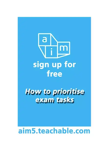 How to Study for an Exam