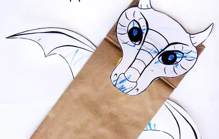 How to Make a Paper Bag Dragon