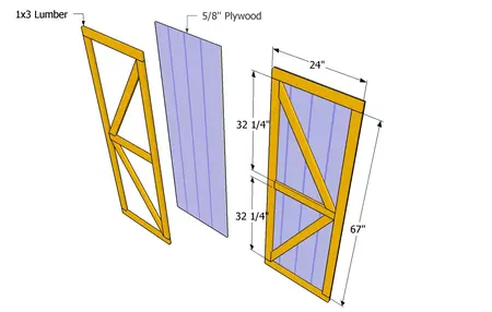 How to Build a Shed Door