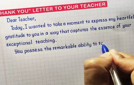 How to Write a Thank You Letter to a Teacher