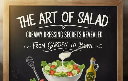 How to Make a Salad with a Cream Dressing
