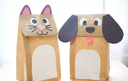 How to Make a Paper Bag Dog
