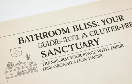 How to Declutter Your Bathroom