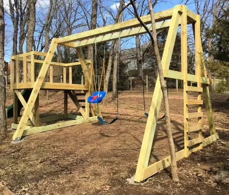 How to Build a Swing Set