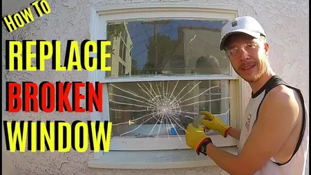 How to Repair a Broken Window Pane