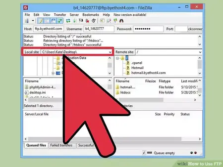 How to Use a File Transfer Protocol (FTP) to Upload Files to a Server