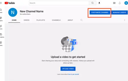 How to create a YouTube channel