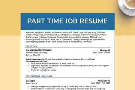 How to Make a Resume for a Part-Time Job