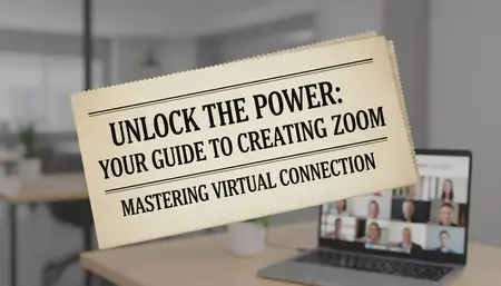 How to create a zoom meeting