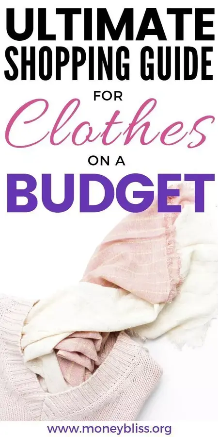 How to Shop for Clothes on a Budget