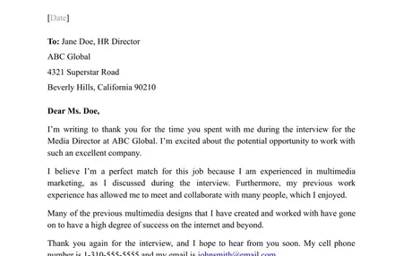 How to Write a Thank You Letter After an Interview