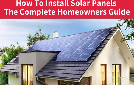How to install solar panels