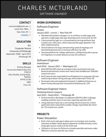 How to Write a Killer Resume for a Software Engineer