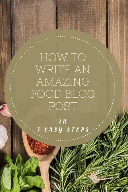 How to Write a Great Blog Post About Food