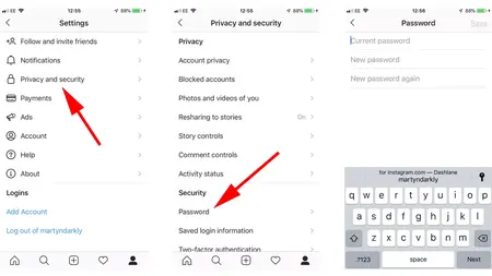 How to Change Password on Instagram