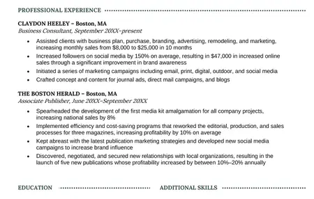 How to Write a Great Resume for a Job in Marketing