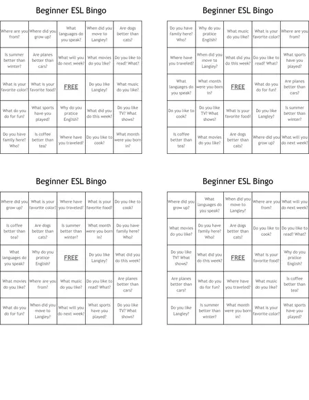 How to Learn to Play Bingo