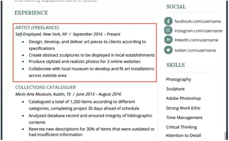 How to Create a Resume for Freelancers