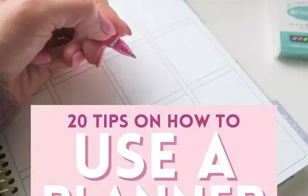 How to Effectively Use a Planner