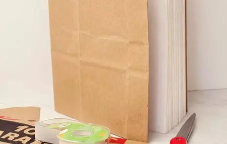 How to Make a Paper Bag Book Cover