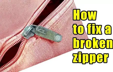 How to Repair a Broken Zipper