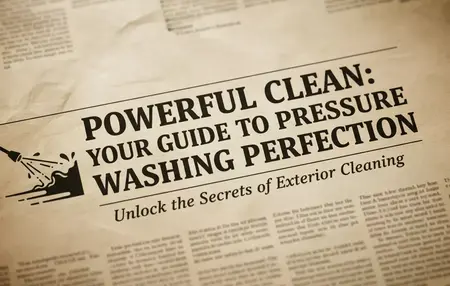 How to pressure wash your house