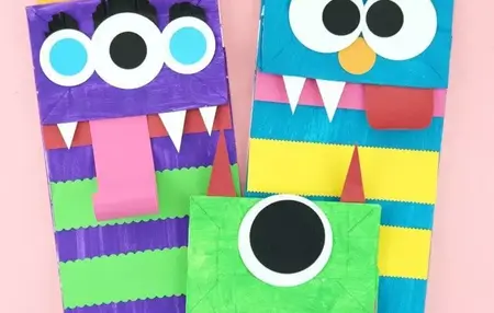 How to Make a Paper Bag Monster