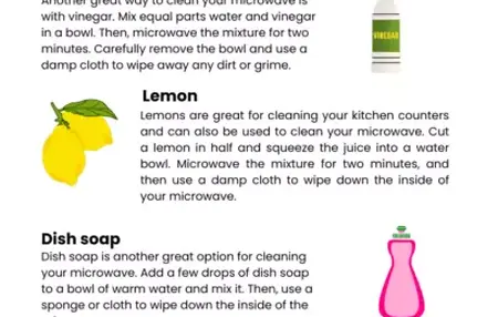 How to Clean a Microwave