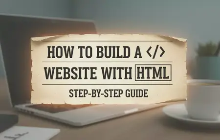 How to make a simple website with HTML